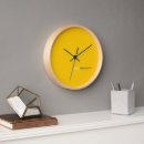 Search for yellow sun clocks Sunny