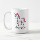Search for cute cartoon unicorn mugs Pink