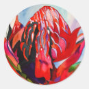 Search for native flowers stickers Waratah