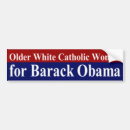 Search for older bumper stickers Woman