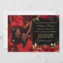 Search for red and gold wedding invitations Trendy
