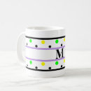 Search for yellow monogram mugs Polka dots