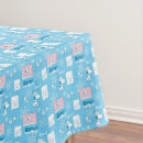 Search for peanuts tablecloths Snoopy christmas