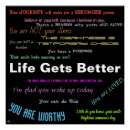 Search for positivity posters Life