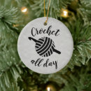 Search for craft christmas tree decorations Crochet