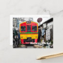 Search for vintage railway postcards Train