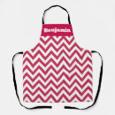 Search for red chevron aprons Modern