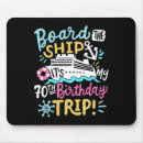 Search for 70th birthday mousepads Vacation