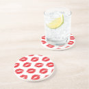 Search for kissing barware Pattern of lips