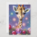 Search for giraffe christmas cards Animals