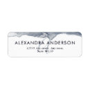 Search for navy and grey return address labels Simple