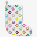 Search for dog paw print christmas stockings Puppy