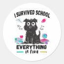 Search for last day school stickers Teacher