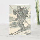 Search for downhill skiing cards Vintage