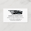 Search for car service business cards Pressure washing