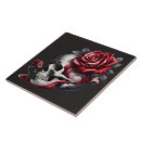 Search for gothic skull tiles Rose