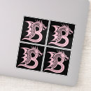 Search for initial letter b stickers Calligraphy