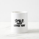 Search for jesus loves you mugs Smile