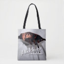 Search for horror film tote bags Freddy krueger