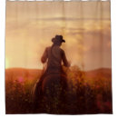 Search for vintage western shower curtains Landscape