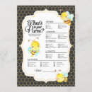 Search for what will it bee baby shower invitations What's in your purse