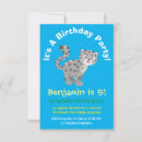 Search for big cat birthday invitations Leopard