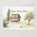 Search for cabins postcards Watercolor