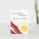 Search for funny bacon valentines day cards Egg