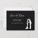 Search for silhouette save the dates Bride groom