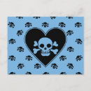 Search for gothic love postcards Skull