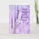 Search for special friend birthday cards Purple