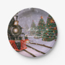 Search for christmas train plates Winter