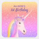 Search for unicorn 1st birthday stickers Sparkle