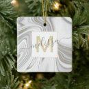 Search for geode christmas tree decorations Marble