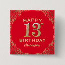 Search for 13th badges Birthday party