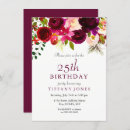 Search for 25th birthday invitations Elegant