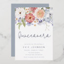 Search for blue and silver quinceanera invitations Party
