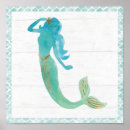 Search for mermaid posters Watercolor