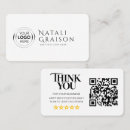 Search for feedback business cards Google review