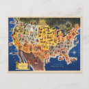 Search for cartoon maps postcards Americana
