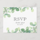Search for wedding rsvp postcards Greenery