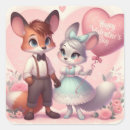 Search for cartoon fox stickers Whimsical