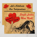 Search for singles party valentines day invitations For her