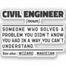 Search for construction engineering stickers Civil
