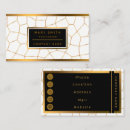 Search for stained glass business cards Gold