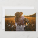 Search for just married wedding invitations Rustic