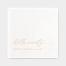 Search for 90th birthday napkins Elegant