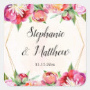 Search for coral wedding stickers Floral