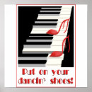 Search for music shoe posters Dancing