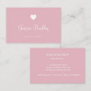 Search for blush business cards White